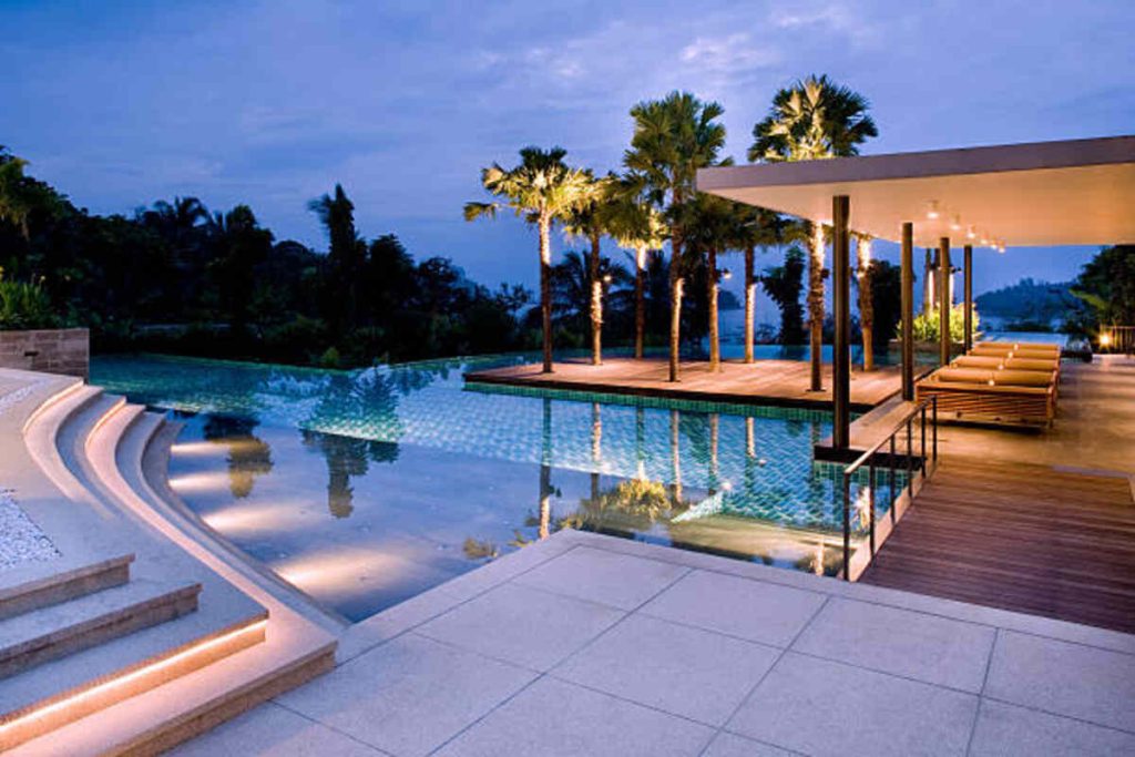 outdoor facade lighting