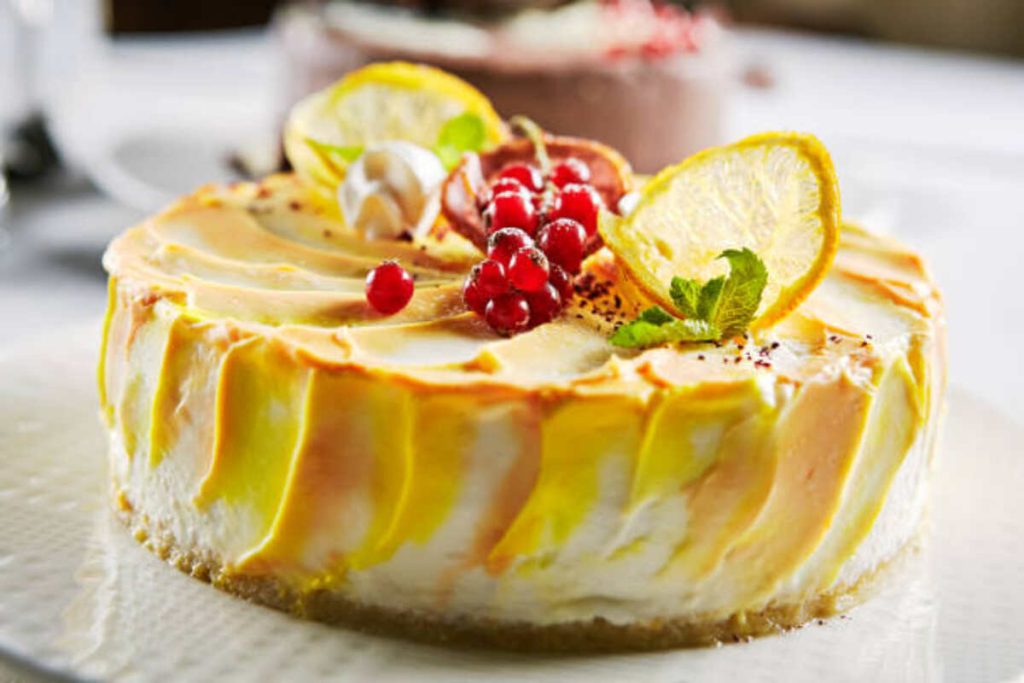 Lemon Berry Mascarpone Cake