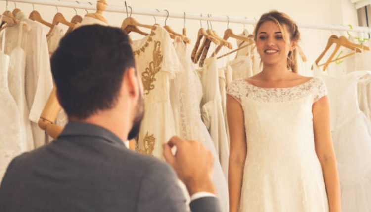 Choosing Your Ring Ceremony Couple Dress